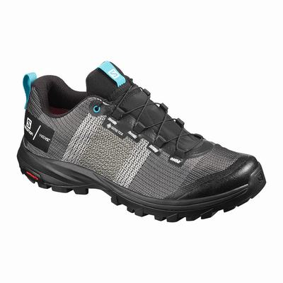 Salomon OUT GTX W/PRO - Naisten Vaelluskengät - Valkoinen/Mustat